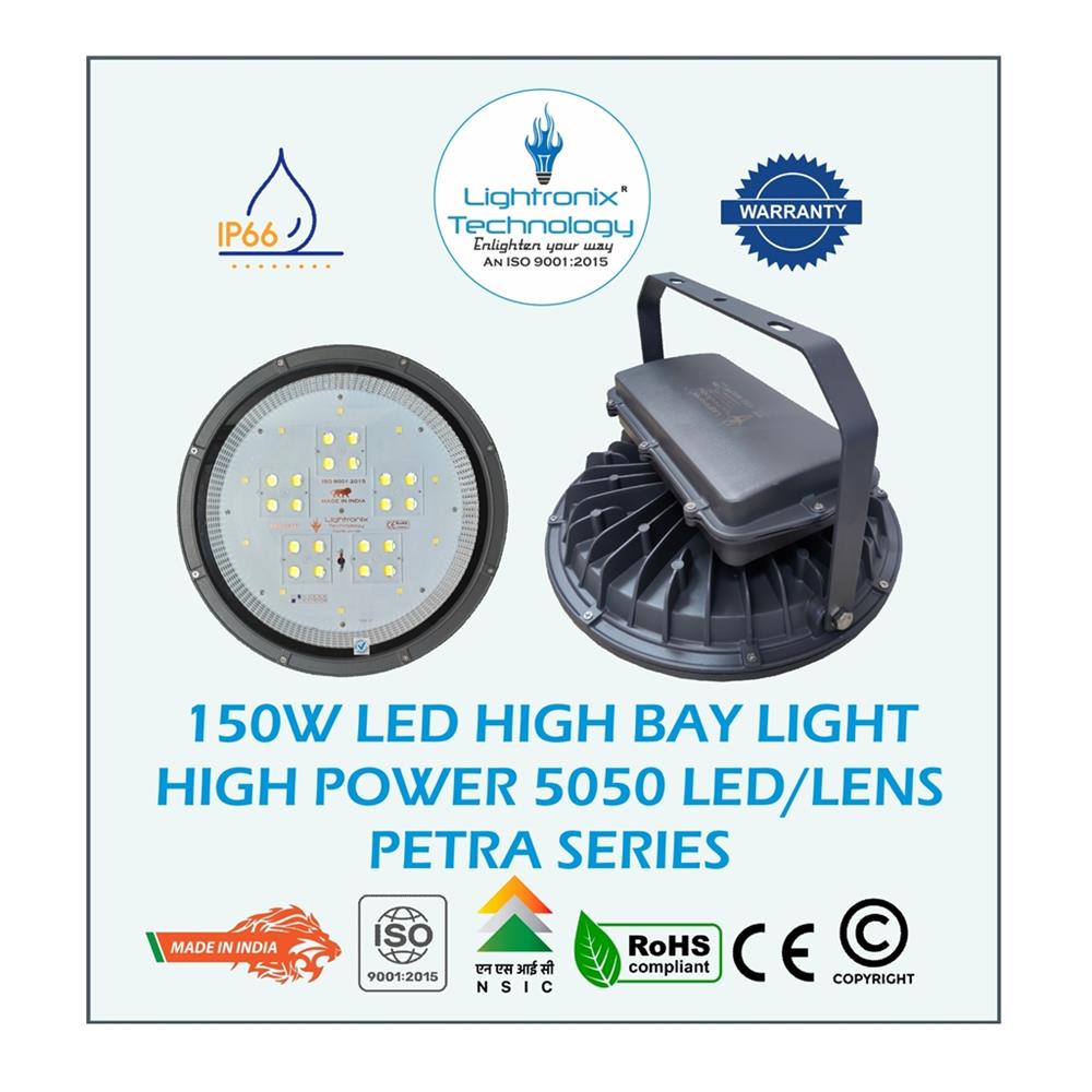 150W LED HIGH BAY LIGHT-PETRA LENS