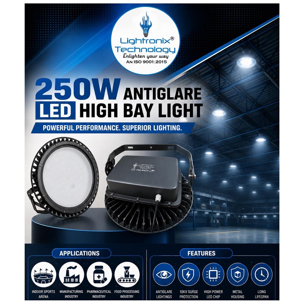 250W ANTIGLARE LED HIGH BAY LIGHT